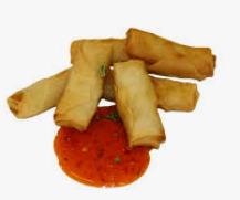 Mini loempia's met chillisaus